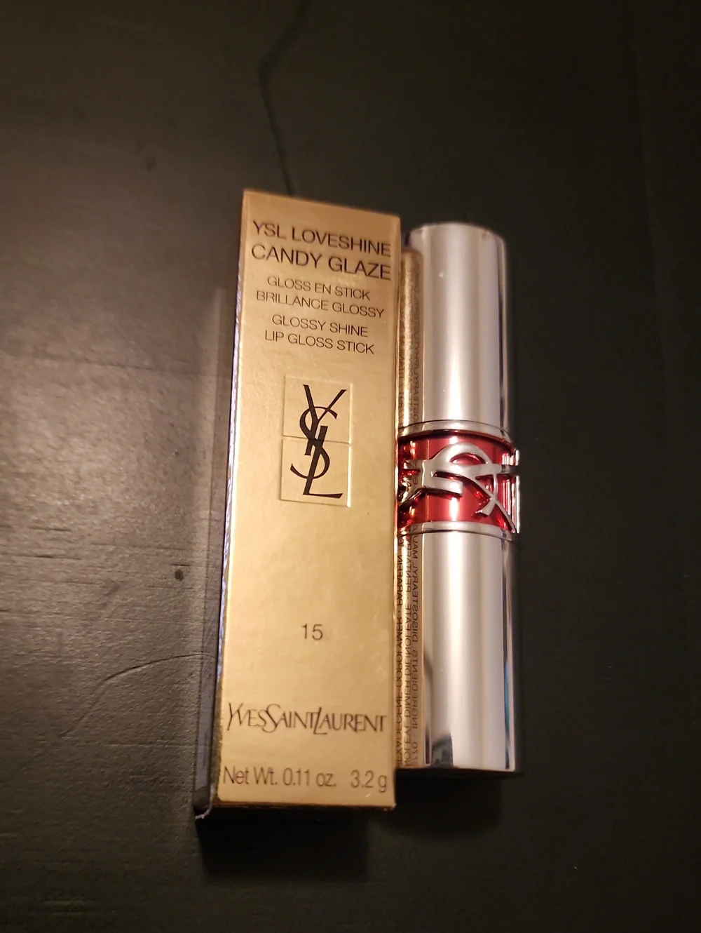 Yves Saint Laurent LoveShine Candy Glaze Lip Gloss Stick - Rose Pink